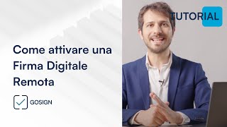 Come attivare la Firma Digitale Remota  Tutorial [upl. by Intruok640]