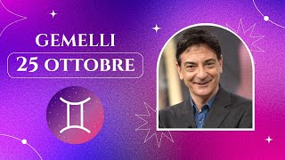 Gemelli ♊️ LOroscopo di Paolo Fox  25 Ottobre 2024  Parole e poesie d’amore per svelarsi [upl. by Spohr]