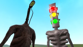 LIGHT HEAD vs TRAFFIC LIGHT HEAD Garrys Mod [upl. by Soelch854]