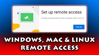 Chrome Remote Desktop MultiOS Remote Access [upl. by Reinwald]