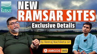 Ramsar Sites 2024  New Updated List  Neeraj Nachiketa Sir  Current Affairs 2024 environment [upl. by Atul]