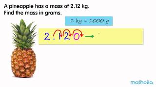 Converting Kilograms to Grams [upl. by Gibrian]