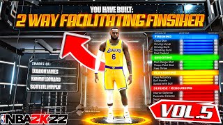 BEST 2WAY FACILITATING FINISHER SF BUILD ON NBA 2K22 CURRENT GEN RARE BUILD SERIES VOL 5 [upl. by Socram]