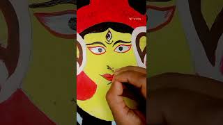 Durga maa Durga puja social craft shorts viralvideo [upl. by Sauncho329]