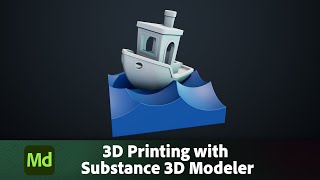 3D Printing with Substance 3D Modeler  Adobe Substance 3D [upl. by Wolenik]