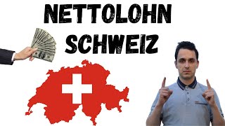 Nettolohn Schweiz 🇨🇭 BerechnungÜbersicht für alle Kantone inklTipps für die Nettolohnoptimierung🤑 [upl. by Fenny]