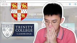 My Reaction to Cambridge UCAS Economics Application Decision 202425 [upl. by Irakab751]