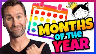 🗓️ Months of the Year Song  Mooseclumps  Kids Learning Songs and Brain Breaks [upl. by Phia]