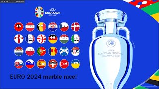 EURO 2024 elimination marble race [upl. by Ened]