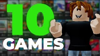 Top 10 Fun Roblox Games That You NEED To Play [upl. by Ayotahc97]