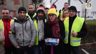 Ploërmel Les Gilets jaunes solidaires du Téléthon [upl. by Boaten]