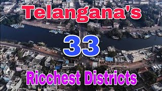 Telanganas Ricchest Districts Telanganas 33 Districts GDDP IndurTech World 78 [upl. by Midas523]