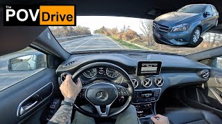 2013 Mercedes A180 W176 122hp  POV Test Drive [upl. by Pontias592]