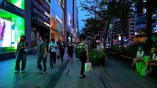 4K 서울 강남 퇴근 길 바쁜 강남 시민들 비 온 후 쾌적한 강남을 걷다Walking in Gangnam Seoul Korea [upl. by Ahsitak]