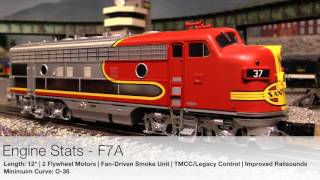 Atlas O F7AF7B Diesel Locomotives [upl. by Raffo]