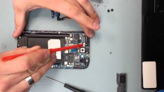 Samsung Note 2 charging port fix and screen replacement [upl. by Leanatan]