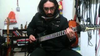 Vomit The Hate Technical death metal Premortem Rot Guitar Playthrough  Haythem Jourchi [upl. by Gretel227]