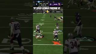 FREE DONALD PARHAM JR madden24 gameplay shorts fypnfl football madden [upl. by Yretsym]