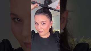 10 min 90’s chic look with ghd thin wand 😍🤍 ghdhair hairtutorial curlyhair [upl. by Drummond]