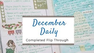 DECEMBER DAILY Completed Christmas Journal TN 2017 [upl. by Ikkela577]