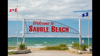 Sauble Beach Ontario 4K  Best Beaches in Ontario Canada 🇨🇦  Lake Huron Beaches  Shopping Areas [upl. by Ahseiyn]