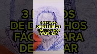 3 estilos de desenhos fáceis para desenhar ✍️ [upl. by Rodge]