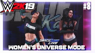 WWE 2K19 Womens Universe Mode 8  quotOpportunisticquot PS4 [upl. by Odracer]