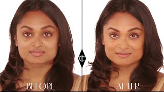 How To Cover Up Dark Circles Magic Foundation Makeup Tutorials  Charlotte Tilbury [upl. by Ayalahs]