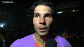 Nadal Discusses Acapulco Final Win [upl. by Nuaj]