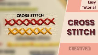 CROSS STITCH Basics  A Quick Guide for Beginners  Creative Seed [upl. by Assital]