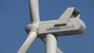 Biggest Wind Turbine of Switzerland Vestas 30 MW 119m high tower [upl. by Hung800]