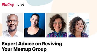 Recording Expert Advice on Reviving Your Meetup Group [upl. by Nahtnanhoj659]