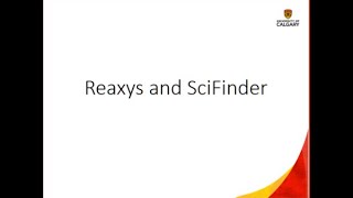 Reaxys and SciFinder [upl. by Irtak]