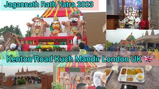 Subh Jaganath Rath Yatra Stanmore to Kenton Road🙏🥰🫡❤️kutch Satsang Swaminarayan Temple🛕in London 🇬🇧 [upl. by Kerrie517]