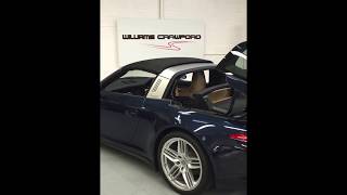 Porsche 991 Targa Roof Operation [upl. by Wat181]