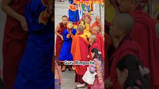 Guru Rinpoche at the Thimphu Festival Bhutan travel visitbhutan [upl. by Oirasan]