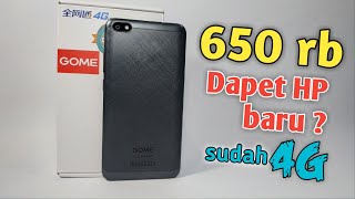 HP BARU  4G LTE  650RB  BERKUALITAS  Unboxing Gome c51 [upl. by Lindsey566]