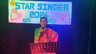 Kambada Myalina Gombeye  Kannada Song By  Revathi l DM EVENTS  Singing Competition Round 2 [upl. by Ricarda955]