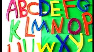 play doh ABC kids learning Alphabets A to Z abc new song 2015 [upl. by Furnary376]