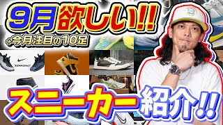 【スニーカー】9月に欲しいと思っているスニーカー今月注目の10足を紹介！！2024年9月【ナイキアディダスコンバースニューバランス】 [upl. by Jollenta]