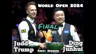 Judd Trump Vs Ding 2024 World Open Snooker [upl. by Grobe]