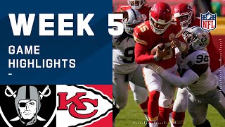 Raiders vs Chiefs Week 5 Highlights  NFL 2020 [upl. by Zales672]