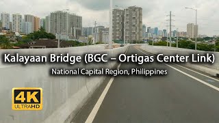 4k Kalayaan Bridge BGC  Ortigas Center Link  Walk Tour  Island Times [upl. by Ierbua]