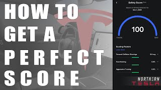 Tesla Safety Score  How To Get A Perfect Score 100 FSD Beta [upl. by Atwood]