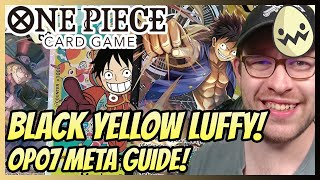 One Piece Card Game OP07 Meta Black Yellow Luffy Guide Combos Gameplay amp Deck List [upl. by Tedi]