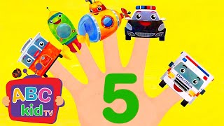 Cars and Trucks Finger Family Song  Preschool Learning  ABC KidTV  Nursery Rhymes amp Kids Songs [upl. by Cilegna]