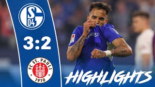 Per Aufholjagd in die BUNDESLIGA  Highlights  FC Schalke 04  FC St Pauli 32 [upl. by Enrol]