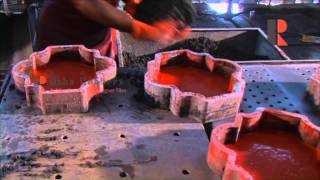 how to make concrete tiles  interlock tiles by usha rubber molds [upl. by Elston]