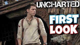 Uncharted Movie FIRST LOOK at Tom Holland [upl. by Yrolg]