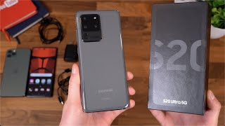 Samsung Galaxy S20 Ultra Unboxing [upl. by Marmion]